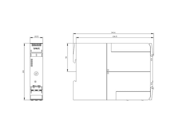 Motorstartare 3RM1 DOL FS 0,4-2A 24VDC