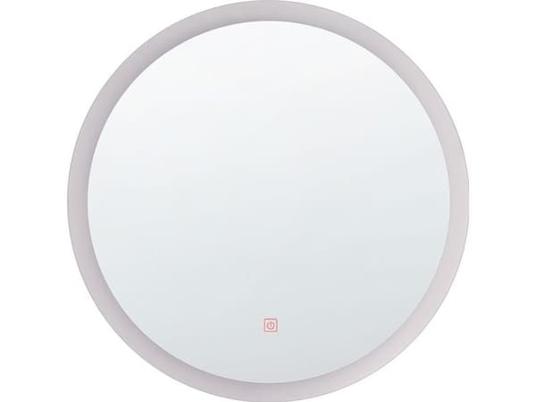 Shumee LED-seinäpeili 58 cm hopea YSER