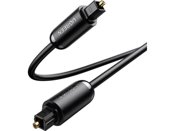 Ugreen 70892, Toslink, Hankjønn, Toslink, Hankjønn, 2 m, Svart