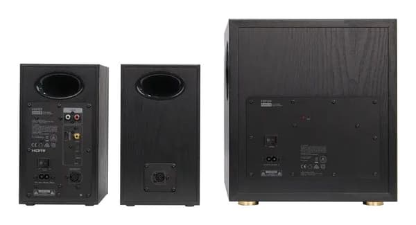 Edifier S355DB, 2.1 kanaler, 150 W, Hemmabio, Svart, Rotations-, D