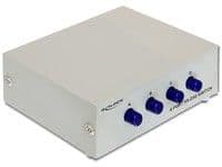 Delock - Switch - 4 x seriell - stasjonær