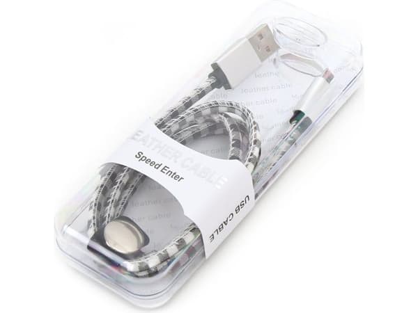 Platinet PUCLC1W, 1 m, USB A, Micro-USB A, Hvit