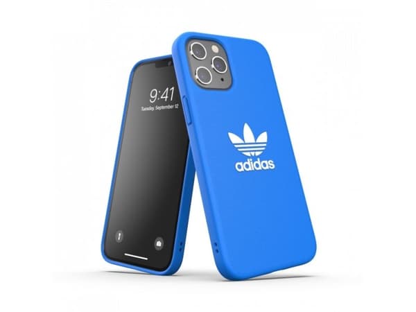 Adidas 42223, Mobilskal, Apple, iPhone 12 Pro Max, 17 cm (6.7"), Blå, Vit