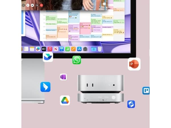 Orico MiniLink 9-i-1 dockningsstation för 2,5"/M.2 SSD - silver