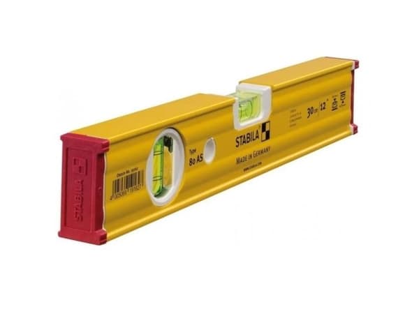 Stabila vattenpass i lättmetall 30 cm