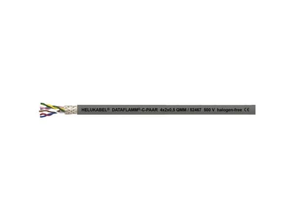 HELU 52454-100 Datakabel 18 x 2 x 0,25 mm² grå 100 m