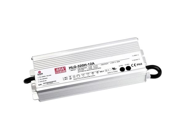 LED Driver HLG-320H-24B, 24VDC 13,34A 320W, IP67