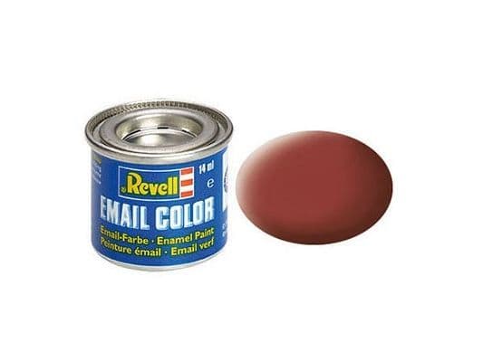 reddish brown, mat