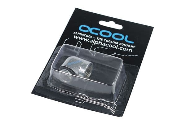 Alphacool 17044, Passende, Messing, Kromfarget, 1/4", 90°, 16 mm