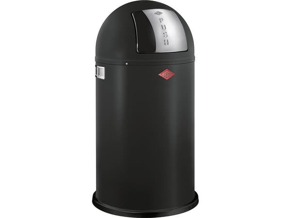 WESCO Kickmaster soft søppelbøtte svart matt