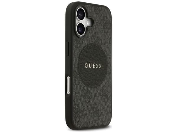 Guess 4G Circle Classic Logo MagSafe case for iPhone 17 - black