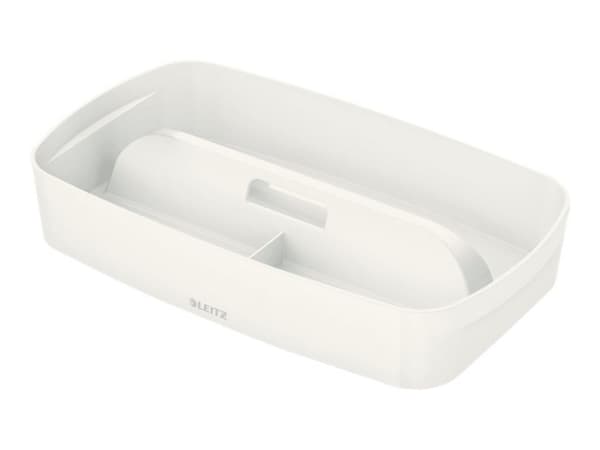 Leitz MyBox - Lagringsboxfack - 3 utrymmen - vit