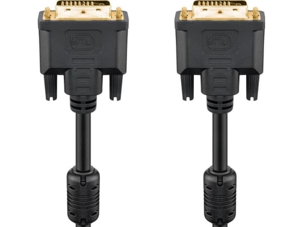 Goobay 93109, 10 m, DVI-D, DVI-D, Hankjønn, Hankjønn, Sort