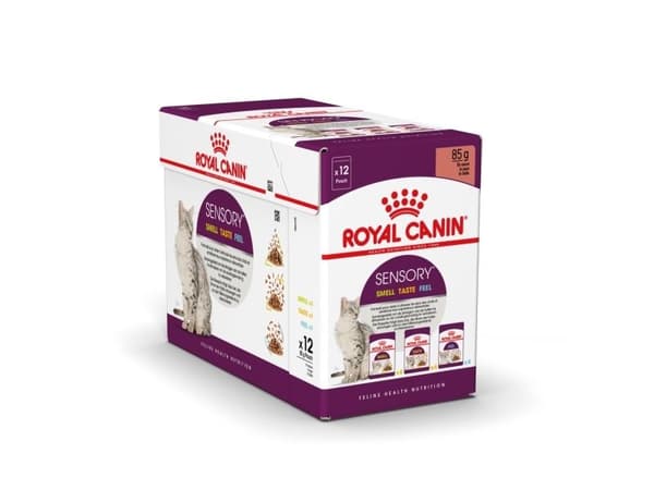 Royal Canin Sensory Mixed Box Gravy Adult vådfoder til kat - 12x85 g