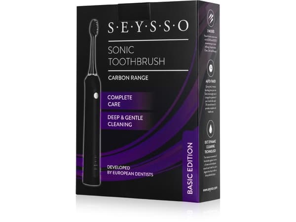 Seysso Carbon Basic SE005BLK elektrisk tannbørste, svart