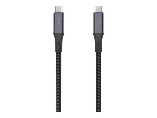 FIXED FIXDBP-CC2-GR, 2 m, USB C, USB C, USB 2.0, 20 Gbit/s, Harmaa
