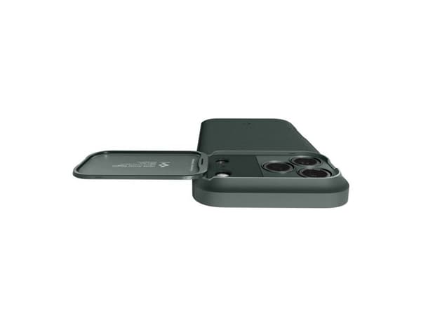 Spigen Optik Armor MagSafe-skal till iPhone 17 Pro - Grön