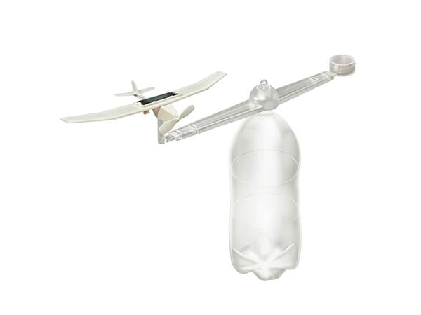 4M Solar Plane Mobile, Robot, Vit, Solar, 24 mm, 22 mm, 6 mm