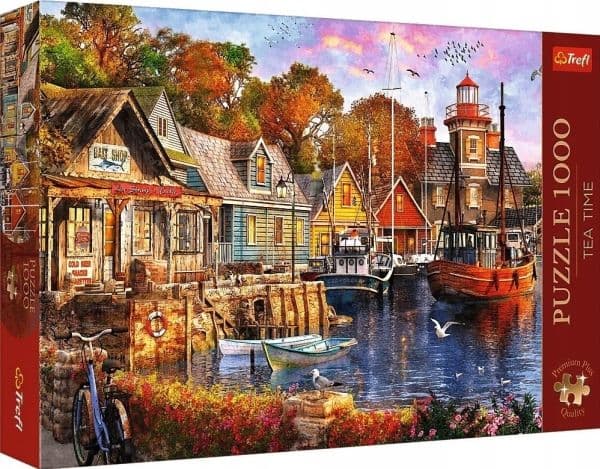 Trefl Puzzle 1000 elementtiä Premium Plus Seaside Corner -palapeli