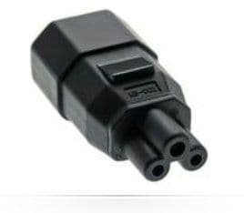 MicroConnect - Strømkoblingsadapter - IEC 60320 C5 til IEC 60320 C14