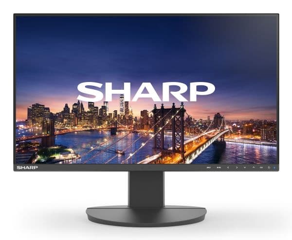 Sharp MultiSync EA242F, 61 cm (24"), 1920 x 1080 pikseliä, Full HD, LCD, 5 ms, musta