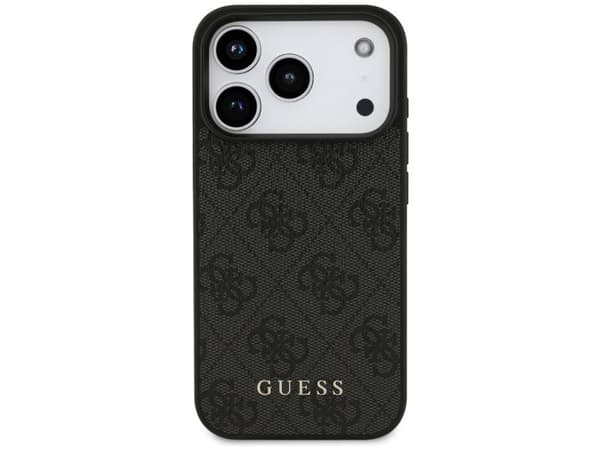Guess 4G Classic Case for iPhone 17 Pro - Black