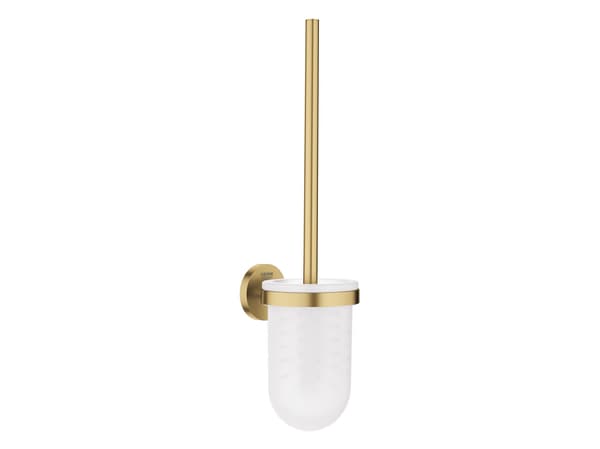 Grohe Essentials toalettborsteset - Borstad mässing