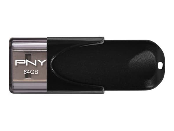 PNY Attaché 4 - USB-flashstasjon - 64 GB - USB 2.0