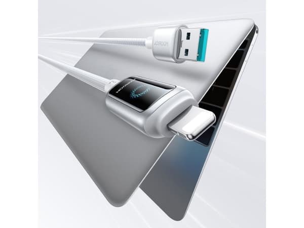 Joyroom S-A55 StarFlight 3A USB-A til Lightning-kabel 1,2 m hvit