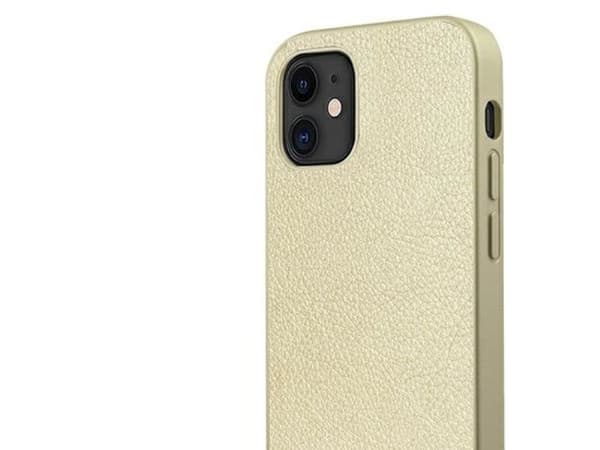 Guess GUHCP12SIGLGO hardcase til iPhone 12 mini 5,4" - gull/gull med iriserende
