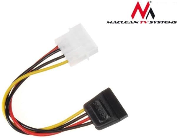 Maclean Molex - SATA, 0,15m, monivärinen (MCTV-633)