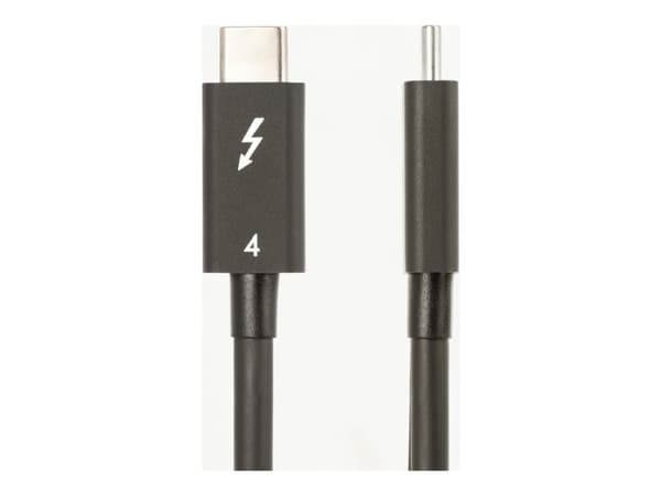 StarTech.com 1.6ft (50cm) Thunderbolt 4 Cable, 40Gbps, 100W Power Delivery, 4K/8K Video Support, Intel-Certified Thunderbolt Cable - Compatible w/ ...