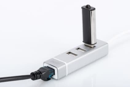 DIGITUS DA-70253 - USB-C dokkestasjon - 100Mb LAN