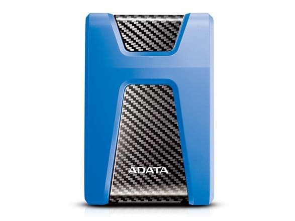 ADATA DashDrive Durable HD650 - Hårddisk - 2 TB - extern (portabel) - 2.5" - USB 3.1 - 256 bitars AES - blå