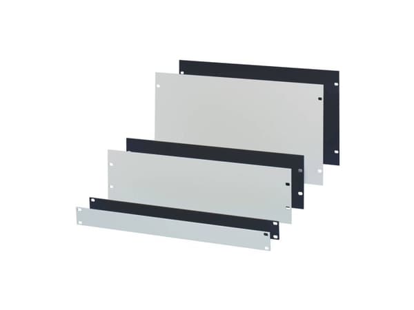SCHROFF 19" panel, 9 HU, 3 mm Al, RAL7035
