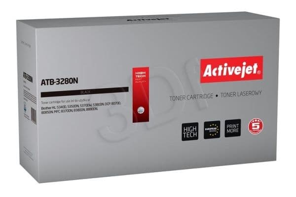 Activejet ATB-3280N, 8000 sidor, Svart, 1 styck