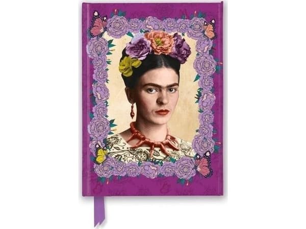 Notatblokk A5 linjer TW Frida Kahlo lilla |