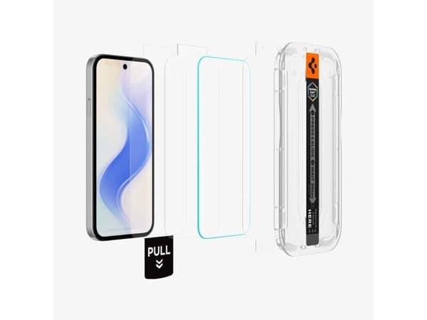 Spigen GLAS.tR EZ Fit Pro, Google, Pixel 10a, Dammresistent, Reptålig, 2 styck