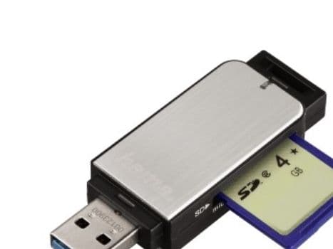 Hama - Kortleser (MMC, SD, microSD, SDHC, microSDHC, SDXC, microSDXC) - UHS Class 1 - USB 3.0