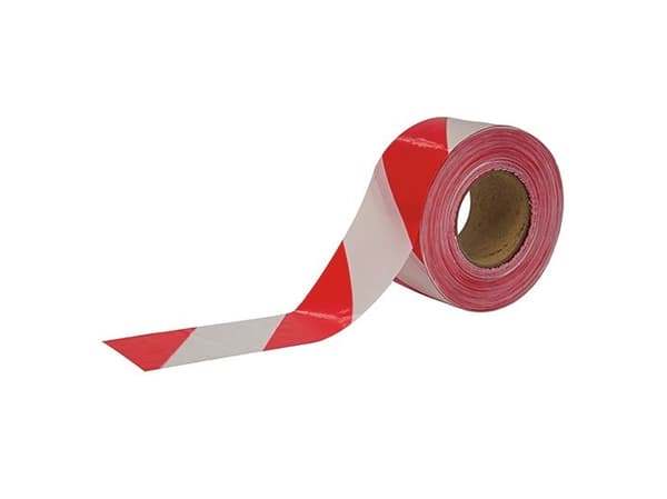 Cimco 182780, Rød, Hvit, Polyethylen, 100 m, 75 mm