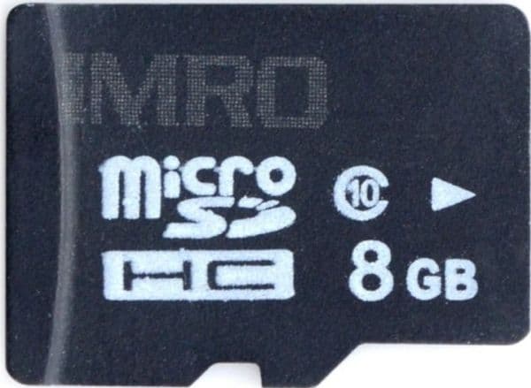 IMRO 10/8G, 8 GB, MicroSDHC, Klasse 10, Svart