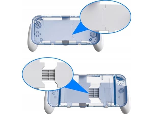 JYS grepp/hållare till Nintendo Switch OLED / Lite vit