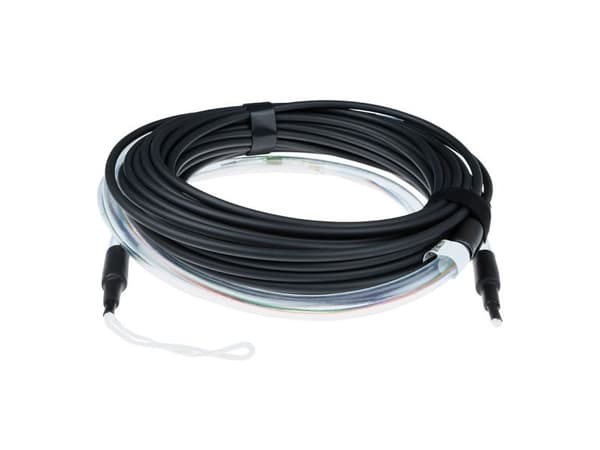 120 meter multimode OM3 innendørs/utendørs kabel 4-leder med LC-kontakter