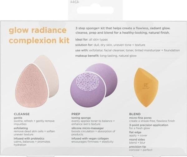 Real Techniques - Glow Radiance Complexion Kit - 1 stk