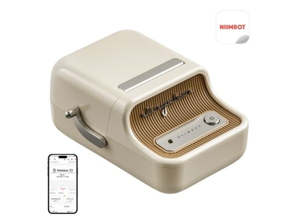Niimbot B21 Pro bærbar etikettprinter (krem)