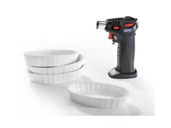 GEFU 5-Piece Creme Brulee Set