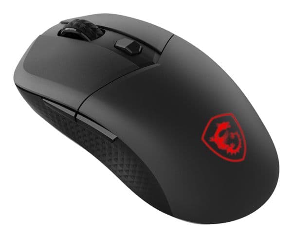 MSI VERSA 300, Oikeakätinen, Optinen, RF Wireless + Bluetooth + USB Type-C, 8000 DPI, 1 ms, musta