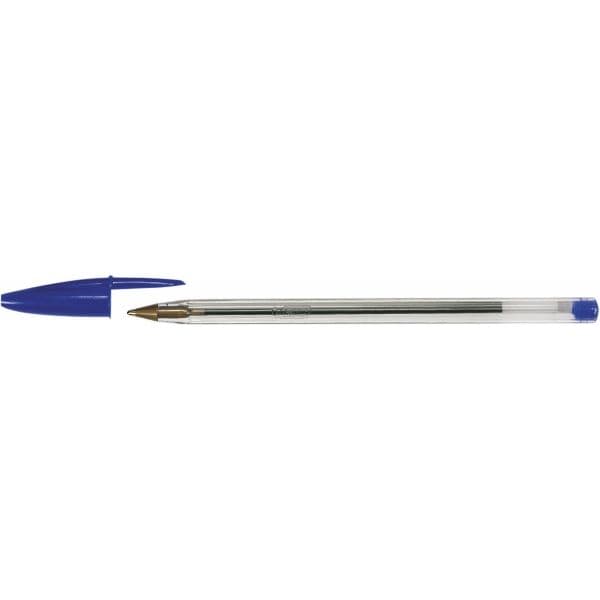 BIC Cristal Medium - Kulepenn - blå - 1 mm - medium (en pakke 50)
