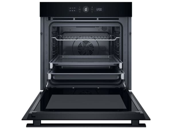 Whirlpool, 73l, pyro, sort - innebygget ovn