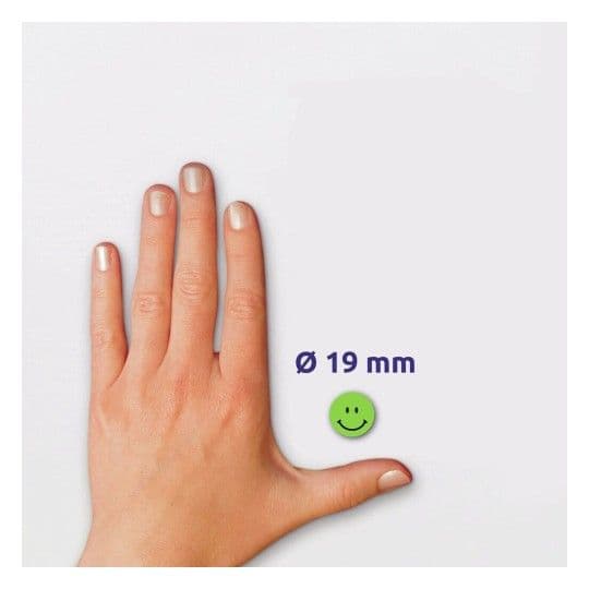 Avery 3858, Grön, Circel, Permanent, papper, 1,9 cm, 250 styck